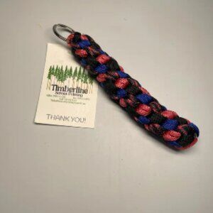 PARACORD: KEY CHAIN REAPER, SALMON, ELECTRIC BLUE & BLACK